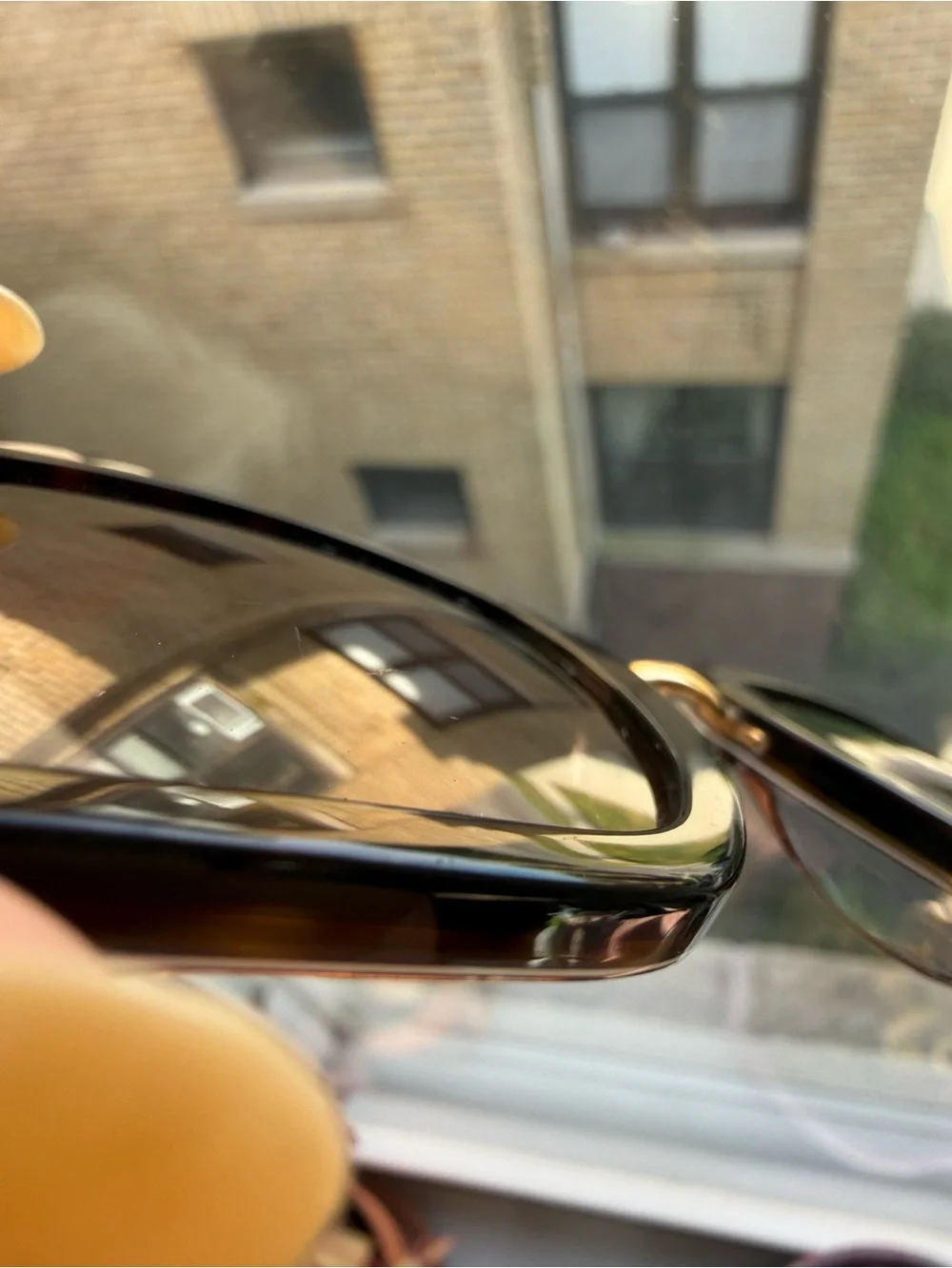 Dolce & Gabbana Dark Brown Square Sunglasses with Black Case
